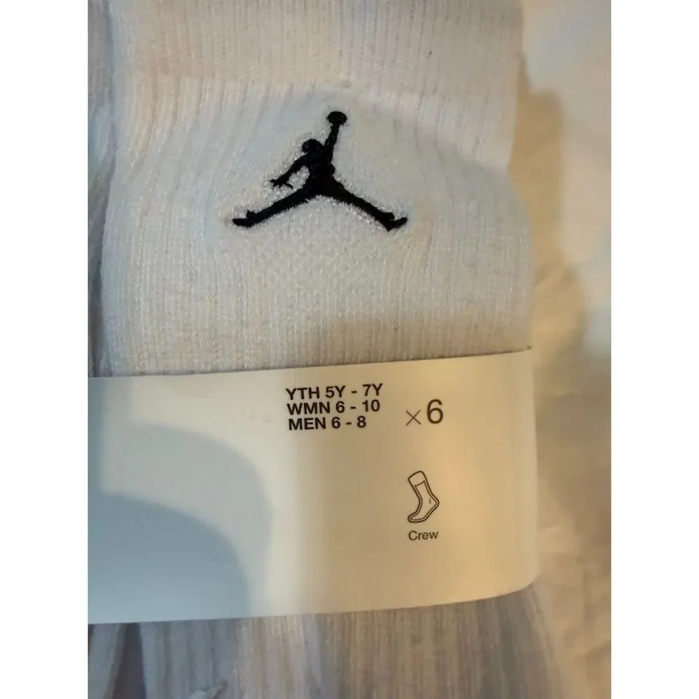 NBA Official Crew Socks Basketball Multi 6 Pack youth 5-7